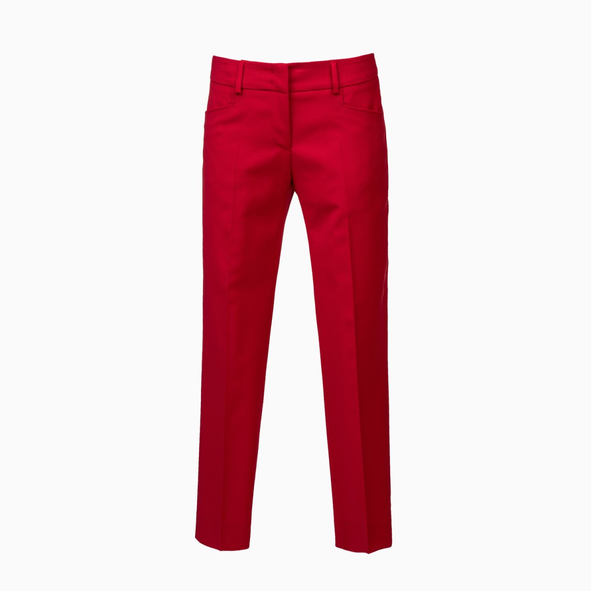 Business-Hose in rot - Mix & Match - Slim Fit