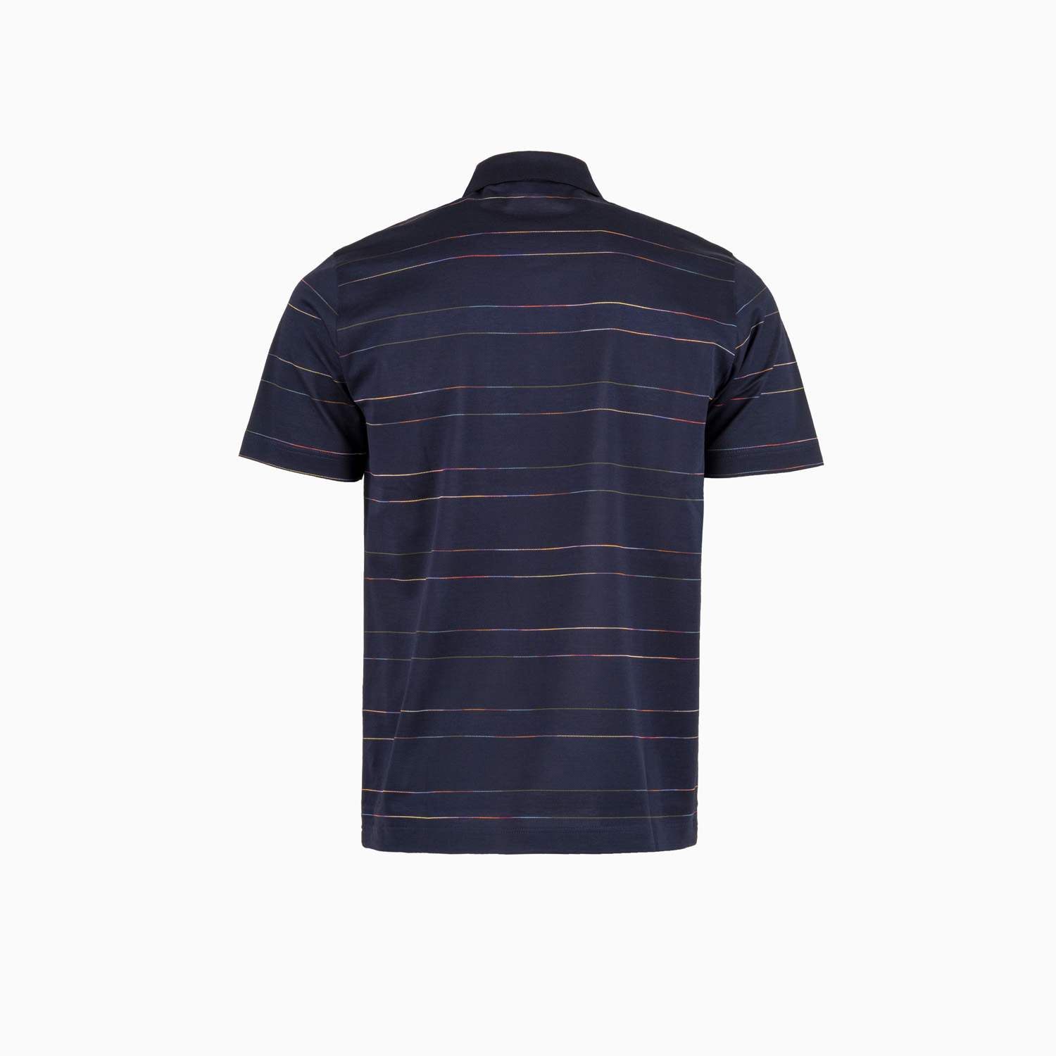 Polo-Shirt Blau – Baumwoll-Jacquard