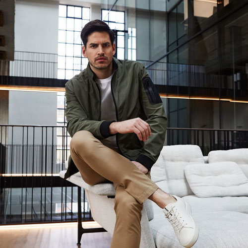 Bomber oliva Herren Frühjahr Sommer 2022 OZETA Bomber oliva Herren Frühjahr Sommer 2022 OZETA