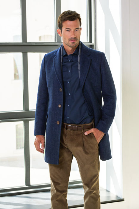 Kurzmantel aus Tweed Herren Lookbook OZETA Kurzmantel aus Tweed Herren Lookbook OZETA