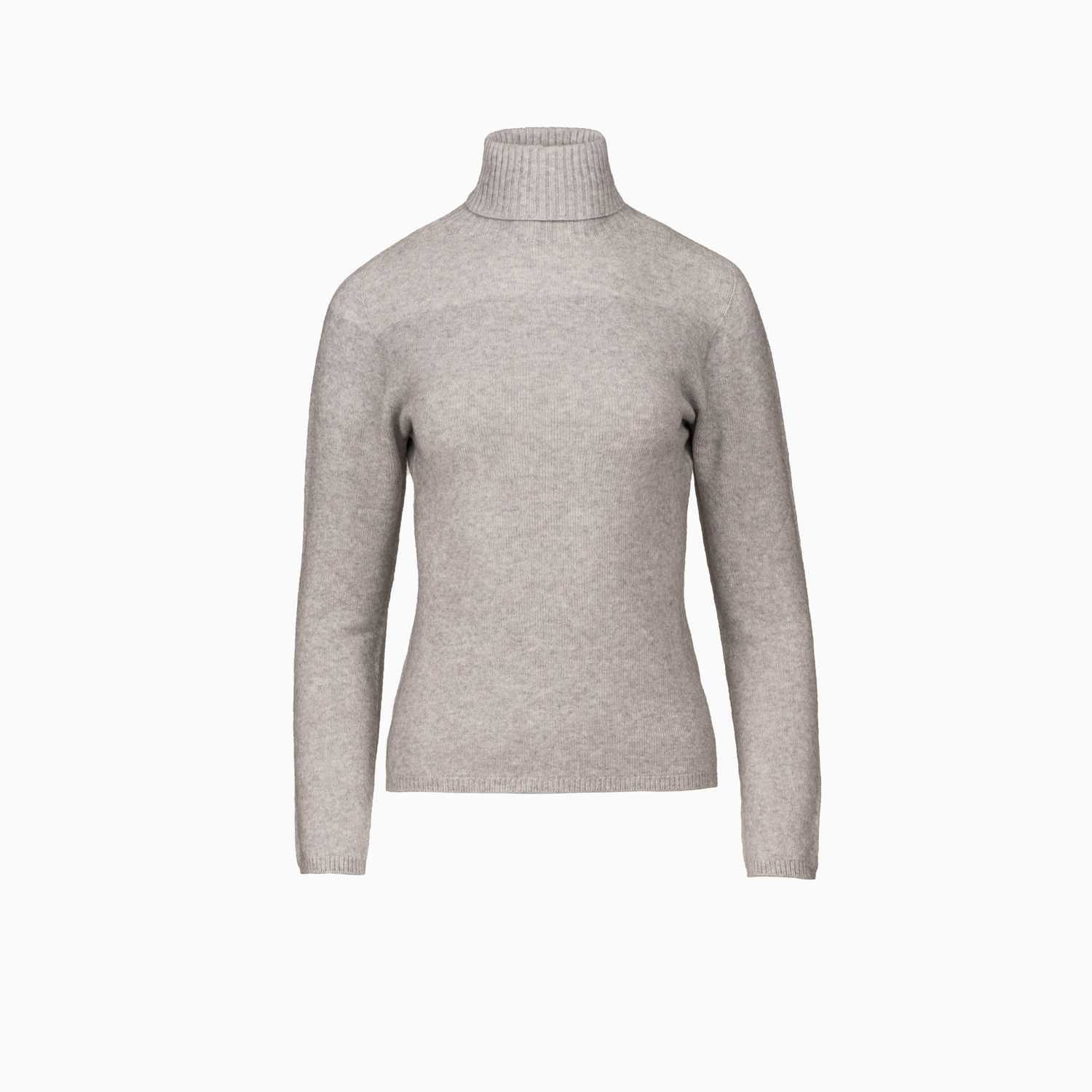 Rollkragenpullover Grau aus Angorawolle