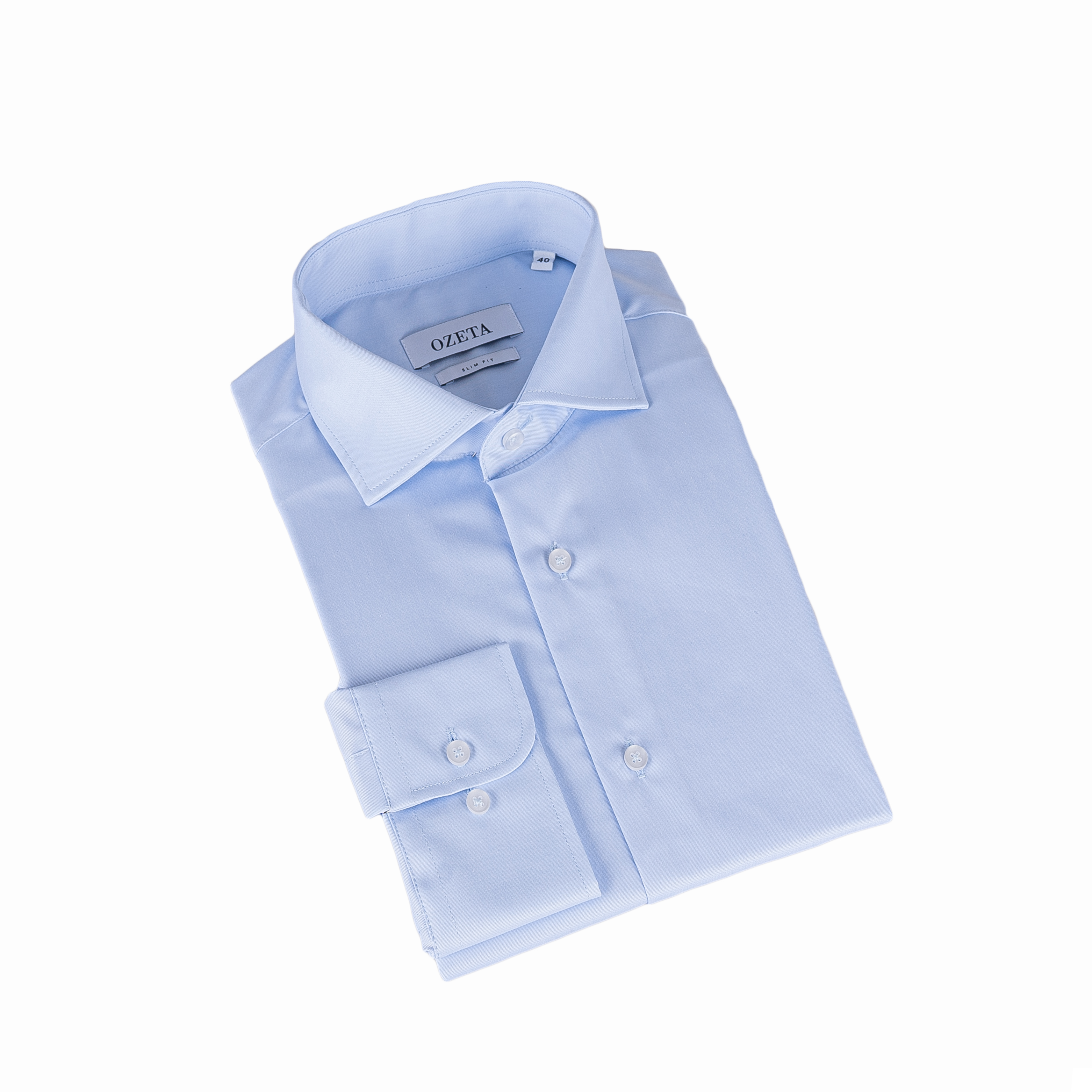 Business-Hemd in blau - Slim Fit