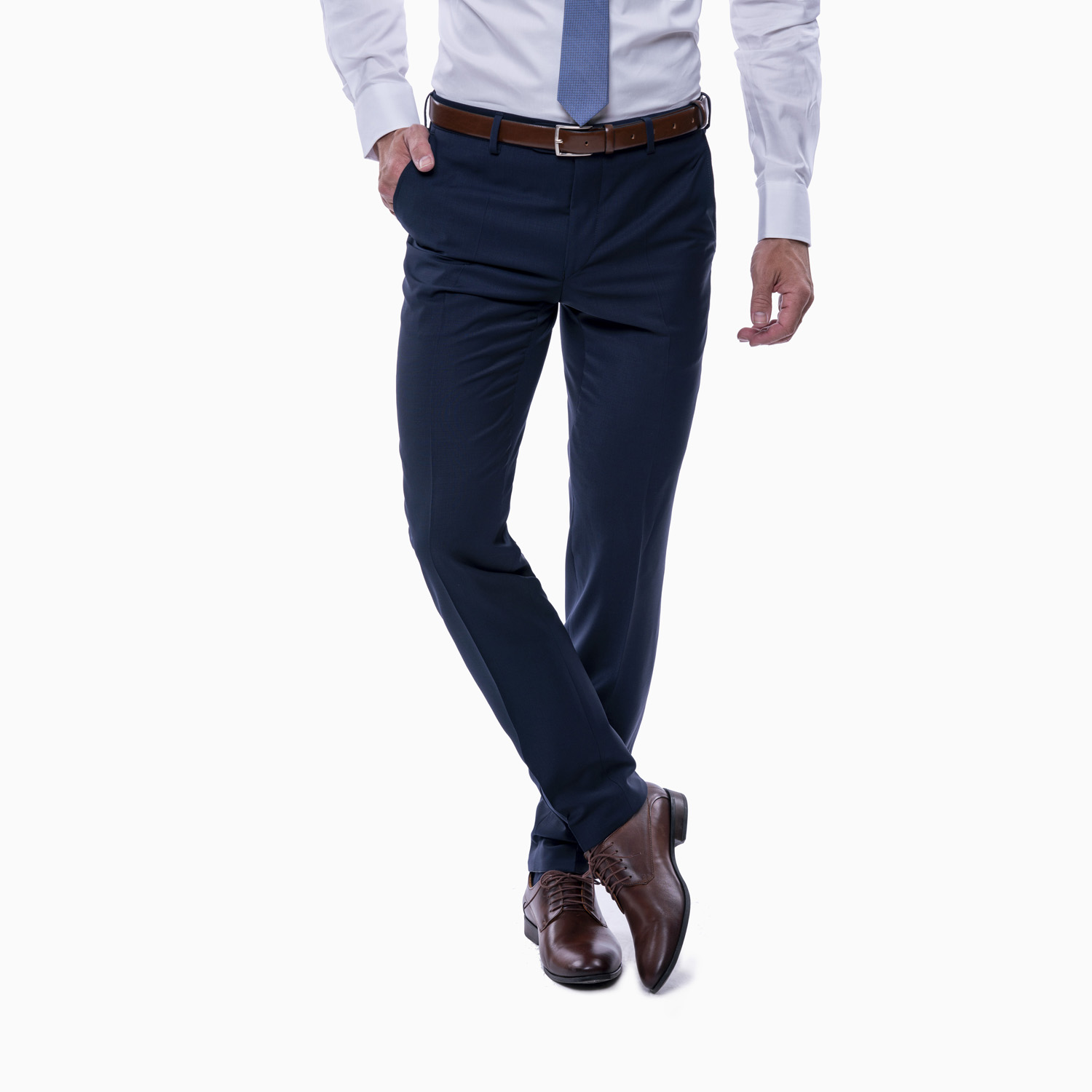 Anzughose Blau -  Slim Fit - MIX & MATCH