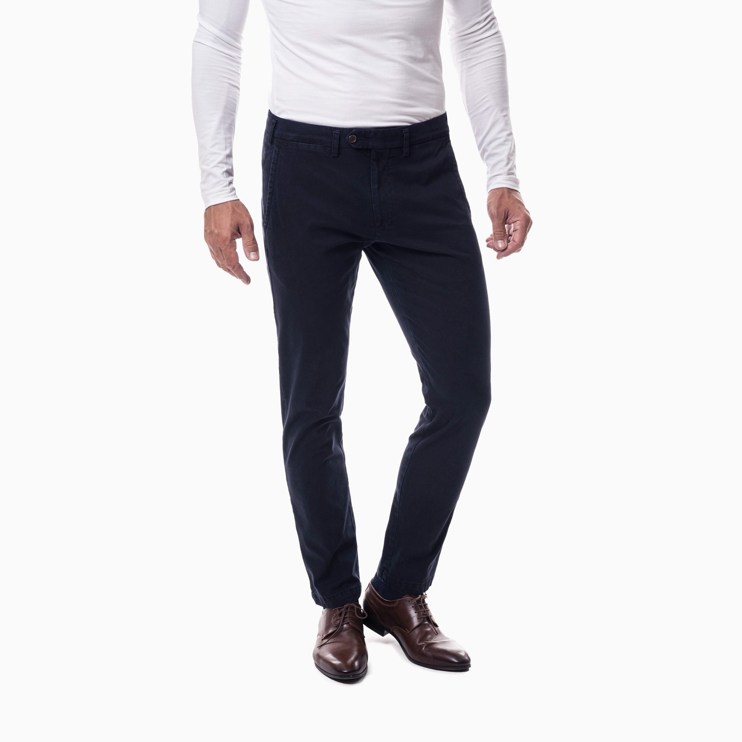 Chino Hose Dunkelblau - Slim Fit