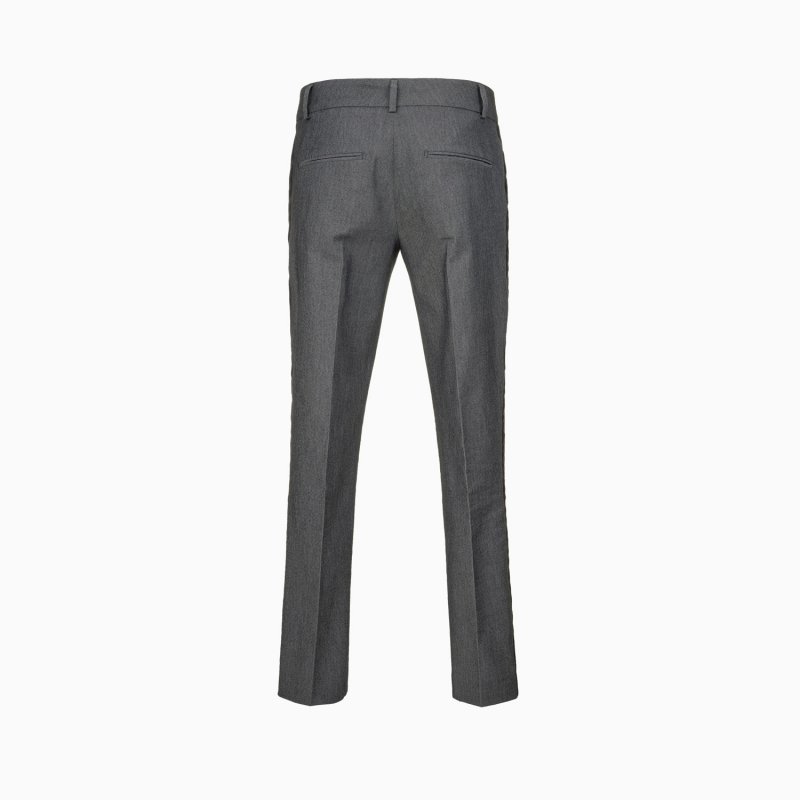 Smoking-Hose Grau mit Denim-Struktur - Slim Fit - MIX & MATCH