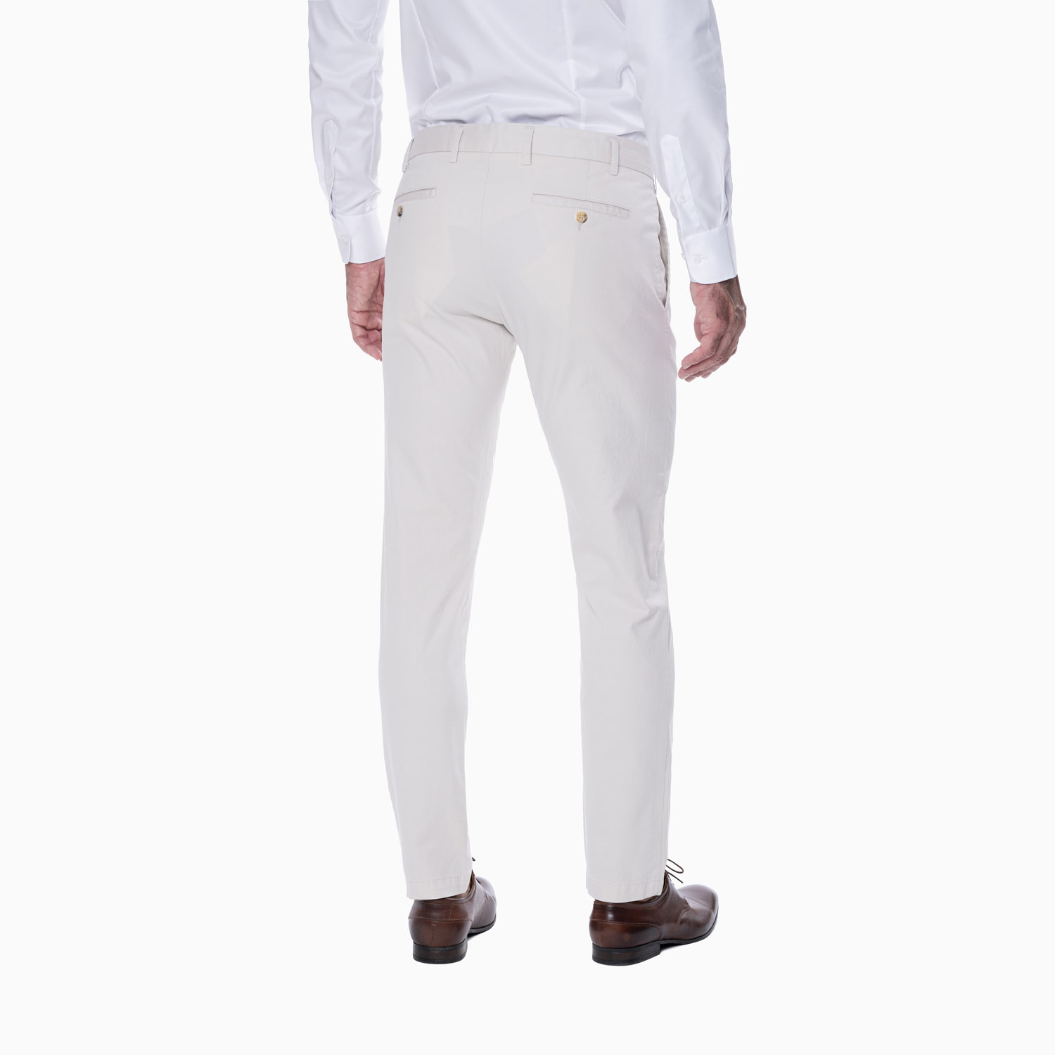 Chino Hose Beige-Hell - Slim Fit