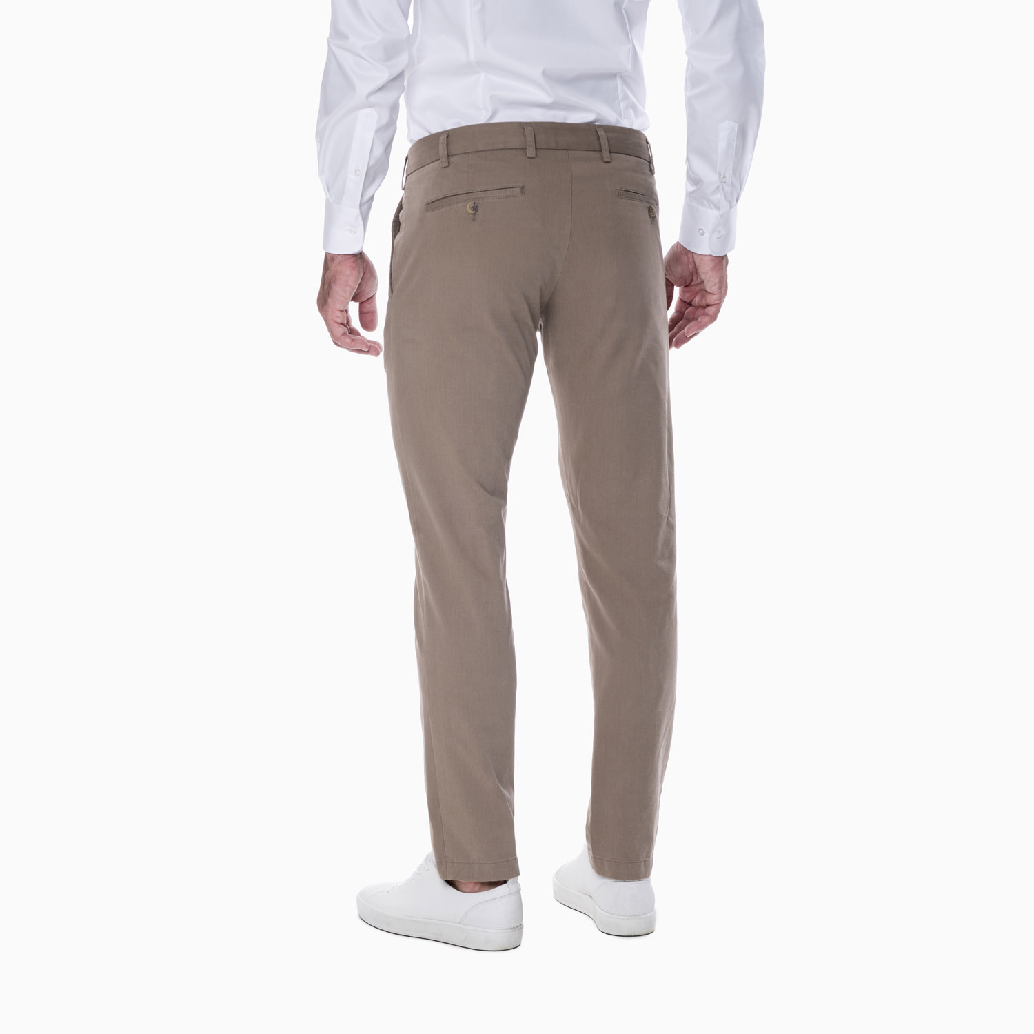 Chino Hose Camel-Dunkel - Slim Fit