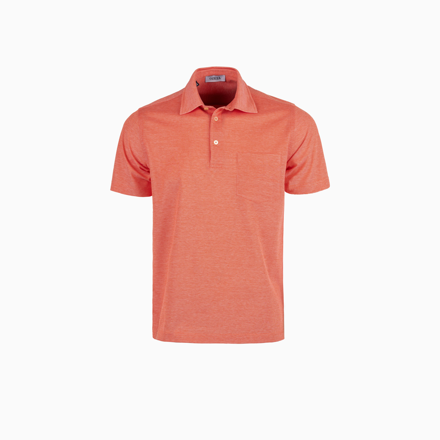 Polo-Shirt Orange -  Baumwoll-Piqué