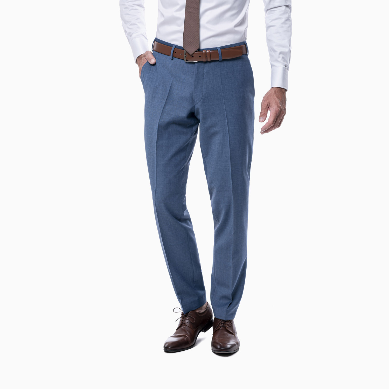 Anzughose Jeansblau -  Slim Fit - MIX & MATCH