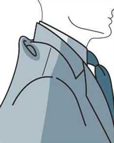 Kragen Jackett gross Schnitt des Anzugs OZETA Kragen Jackett gross Schnitt des Anzugs OZETA