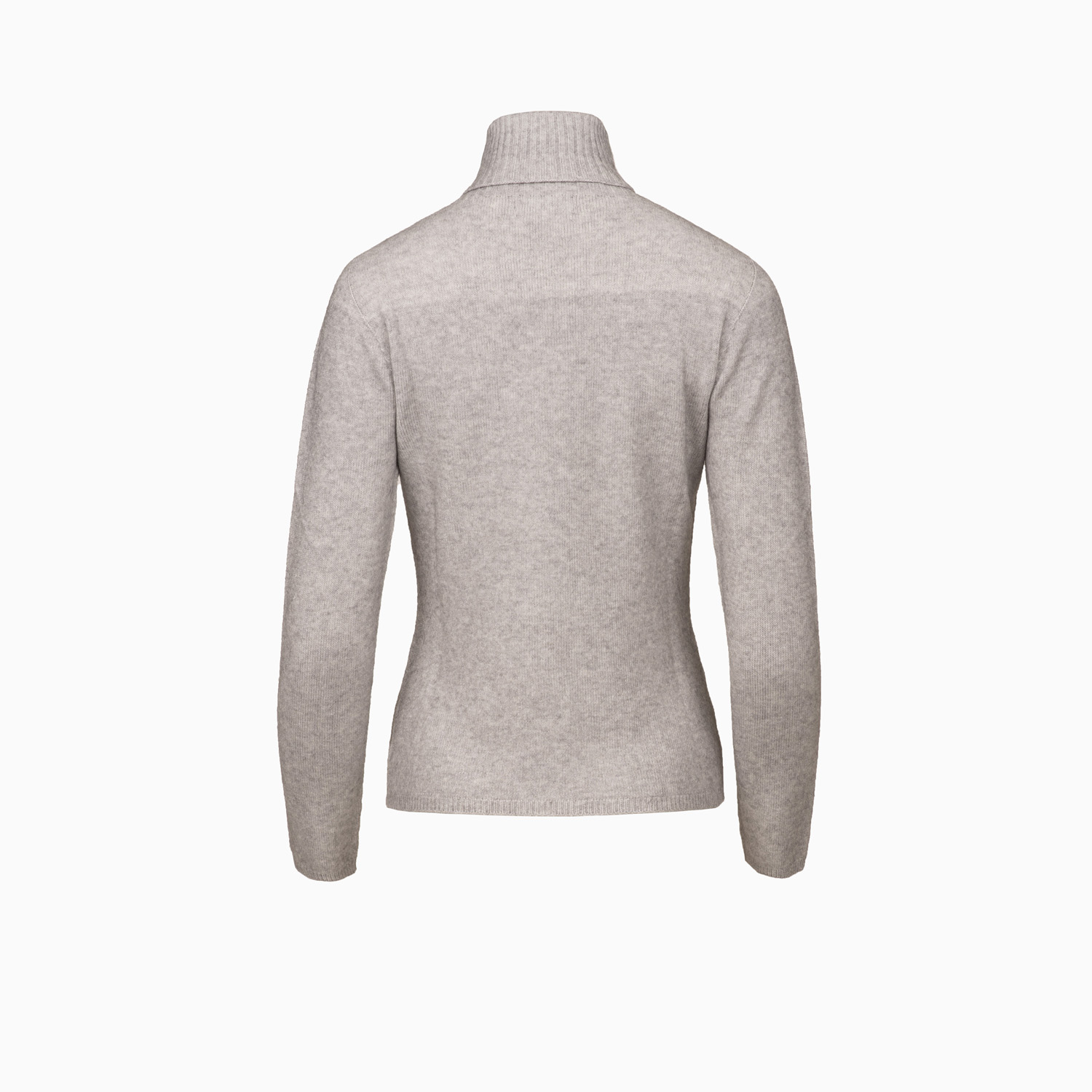 Rollkragenpullover Grau aus Angorawolle