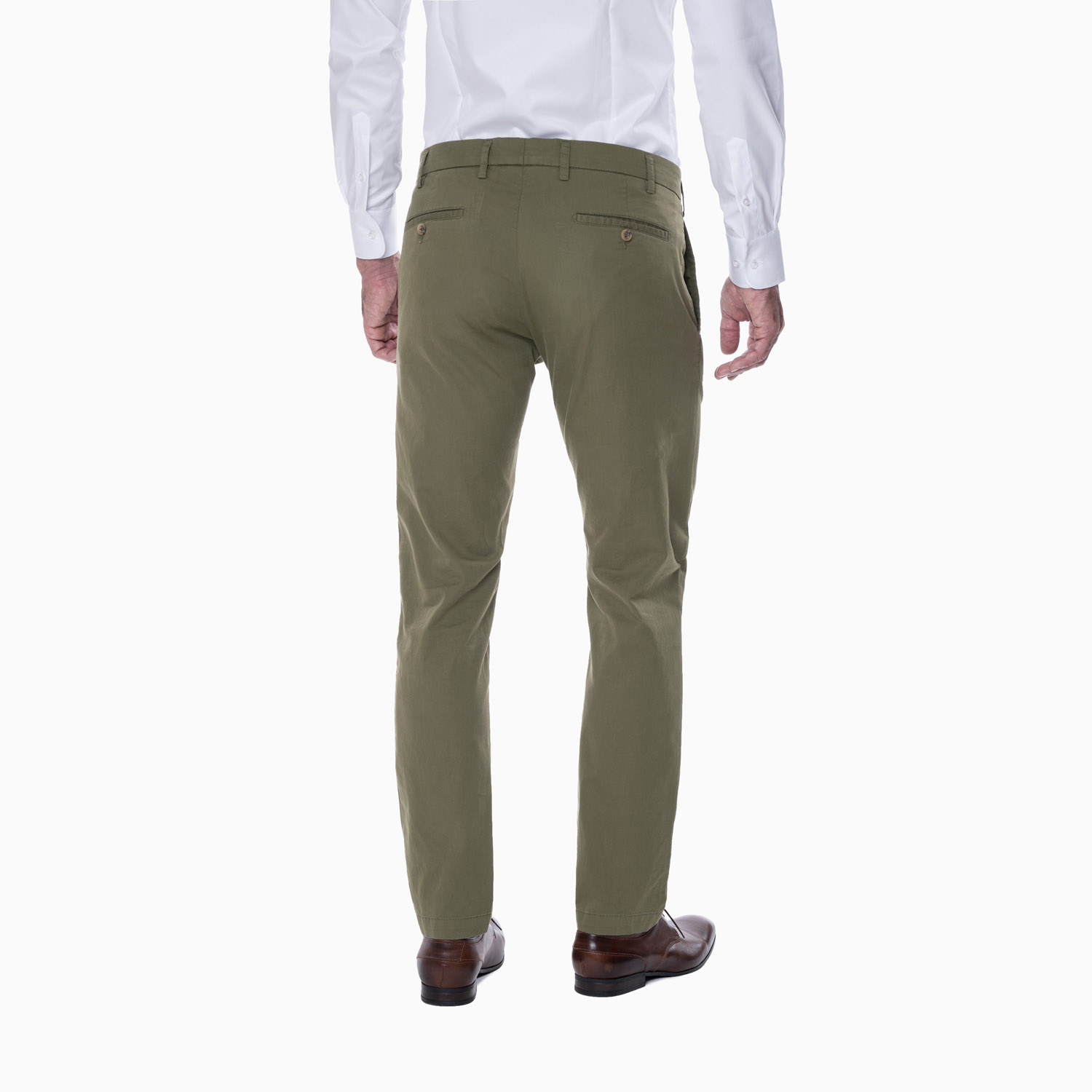 Chino Hose Olivgrün - Slim Fit