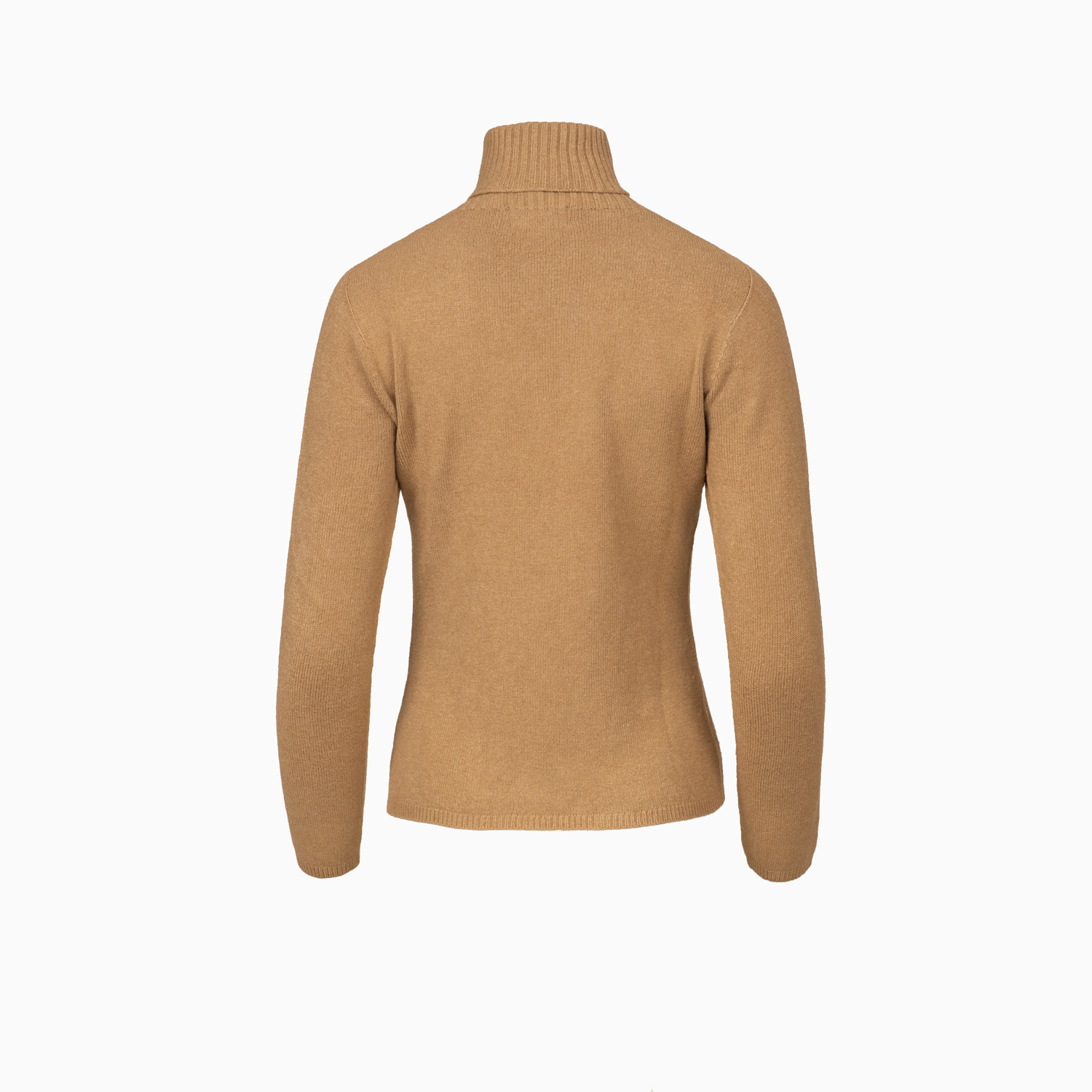 Rollkragenpullover Camel aus Angorawolle