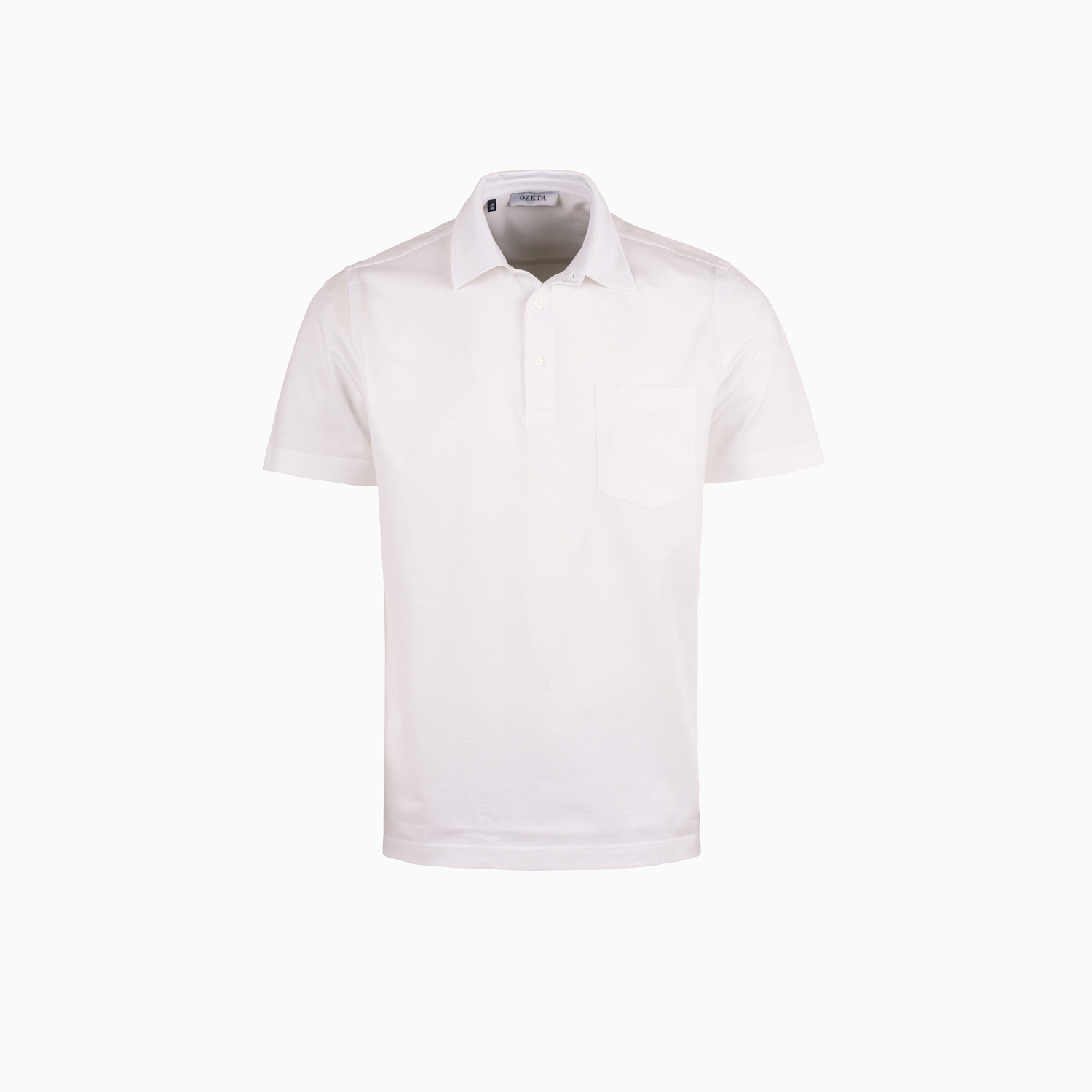 Poloshirt Weiß – Baumwoll-Piqué
