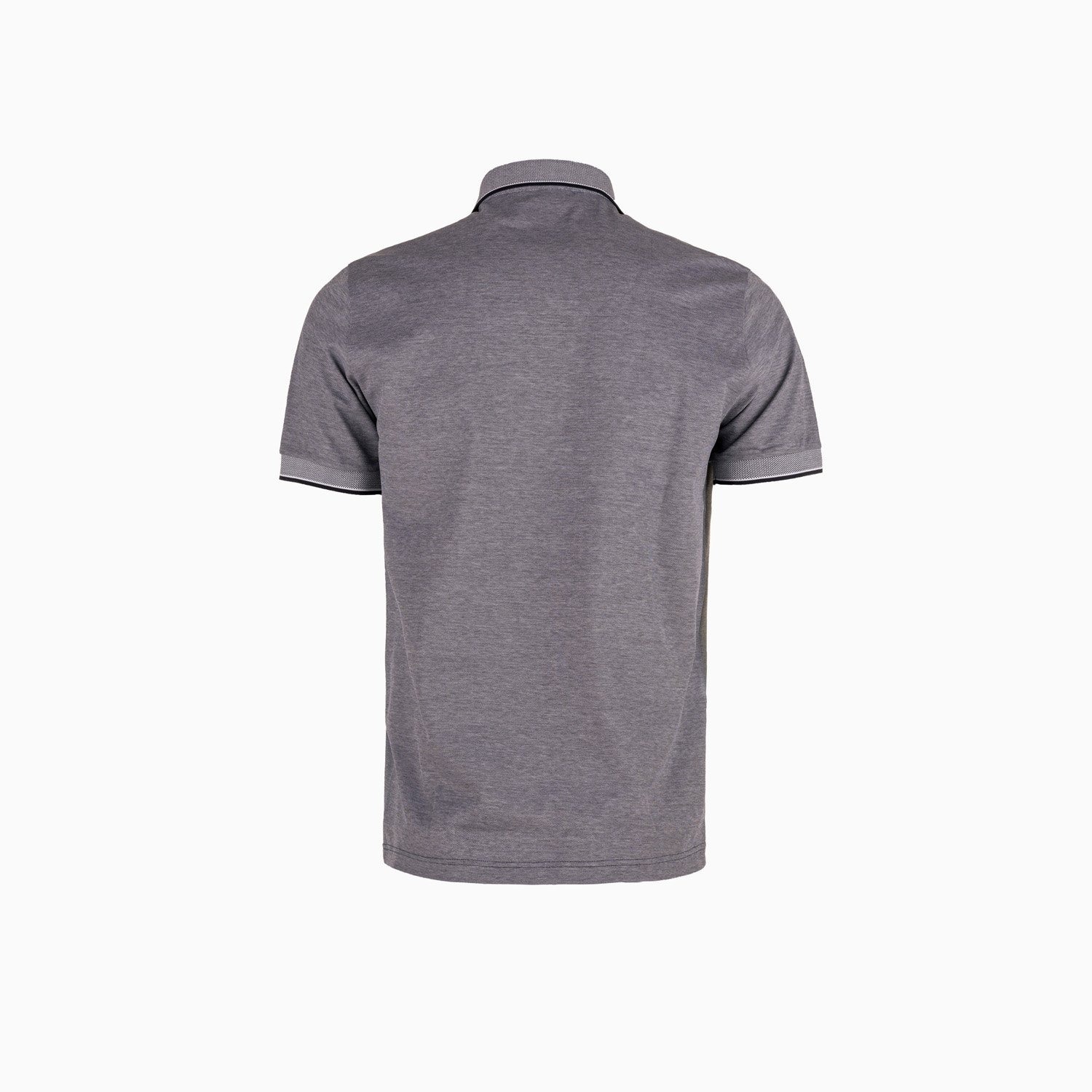 Polo-Shirt Grau - Baumwoll-Piqué