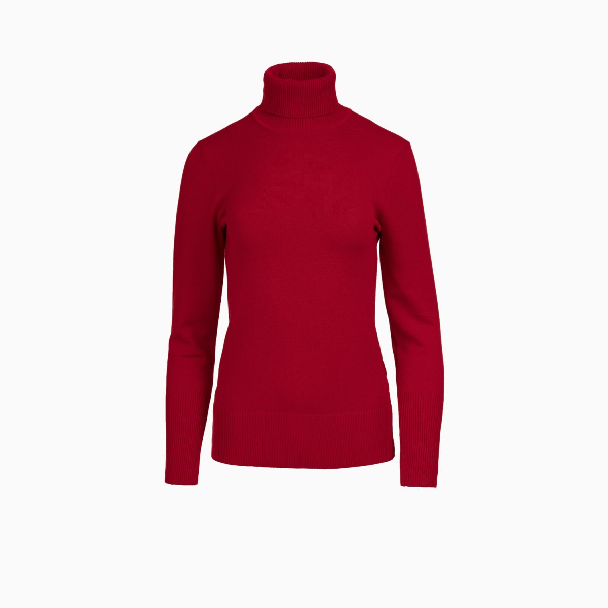 Rollkragenpullover Rot