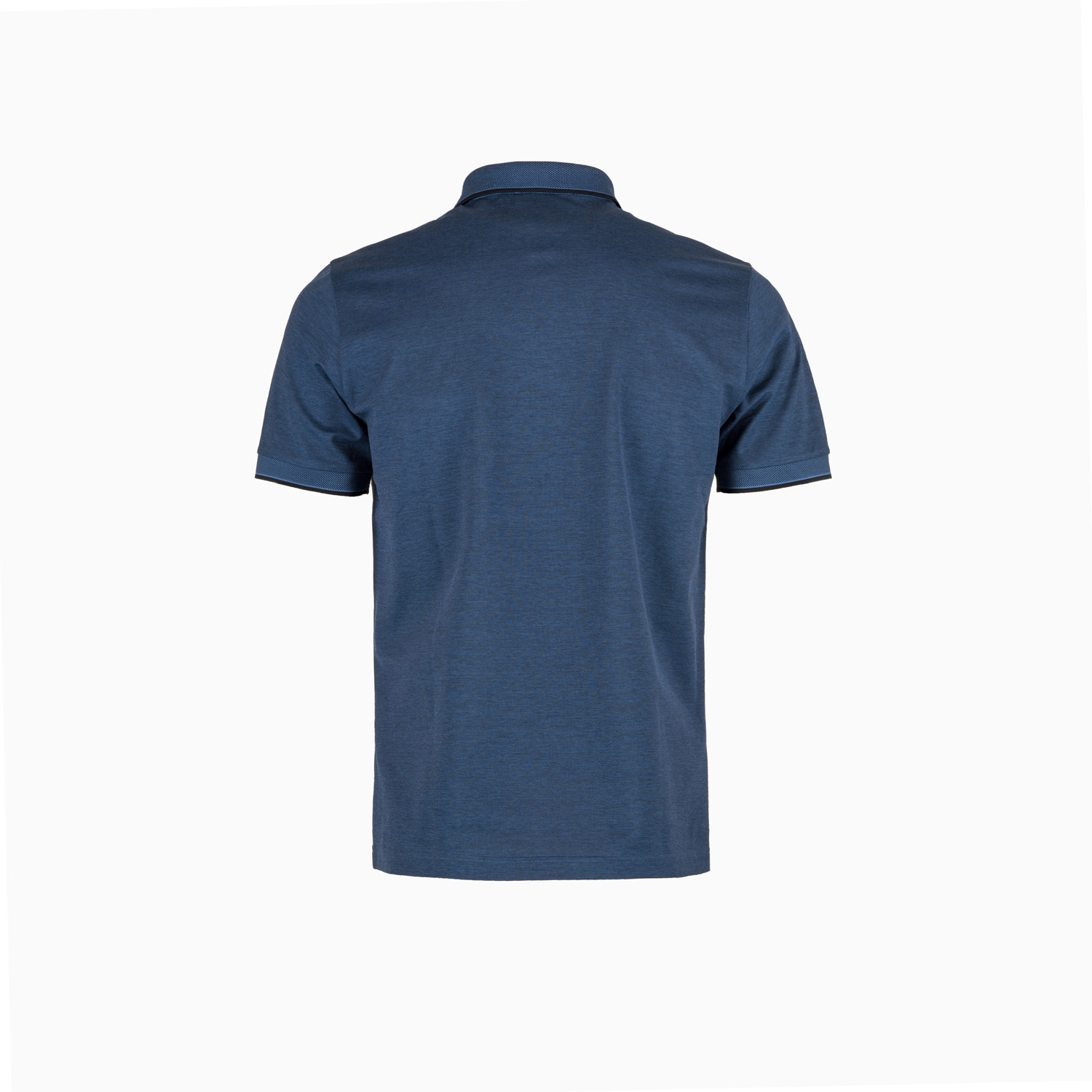 Polo-Shirt Blau -  Baumwoll-Piqué