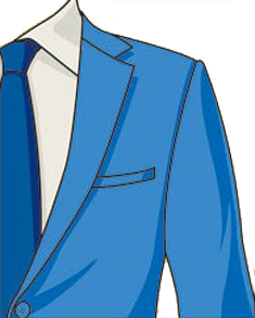 Fronttaille Jackett perfekt Schnitt des Anzugs OZETA Fronttaille Jackett perfekt Schnitt des Anzugs OZETA