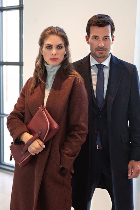 downtown brown Mantel und angora Rollkragenpullover Damen Lookbook OZETA downtown brown Mantel und angora Rollkragenpullover Damen Lookbook OZETA