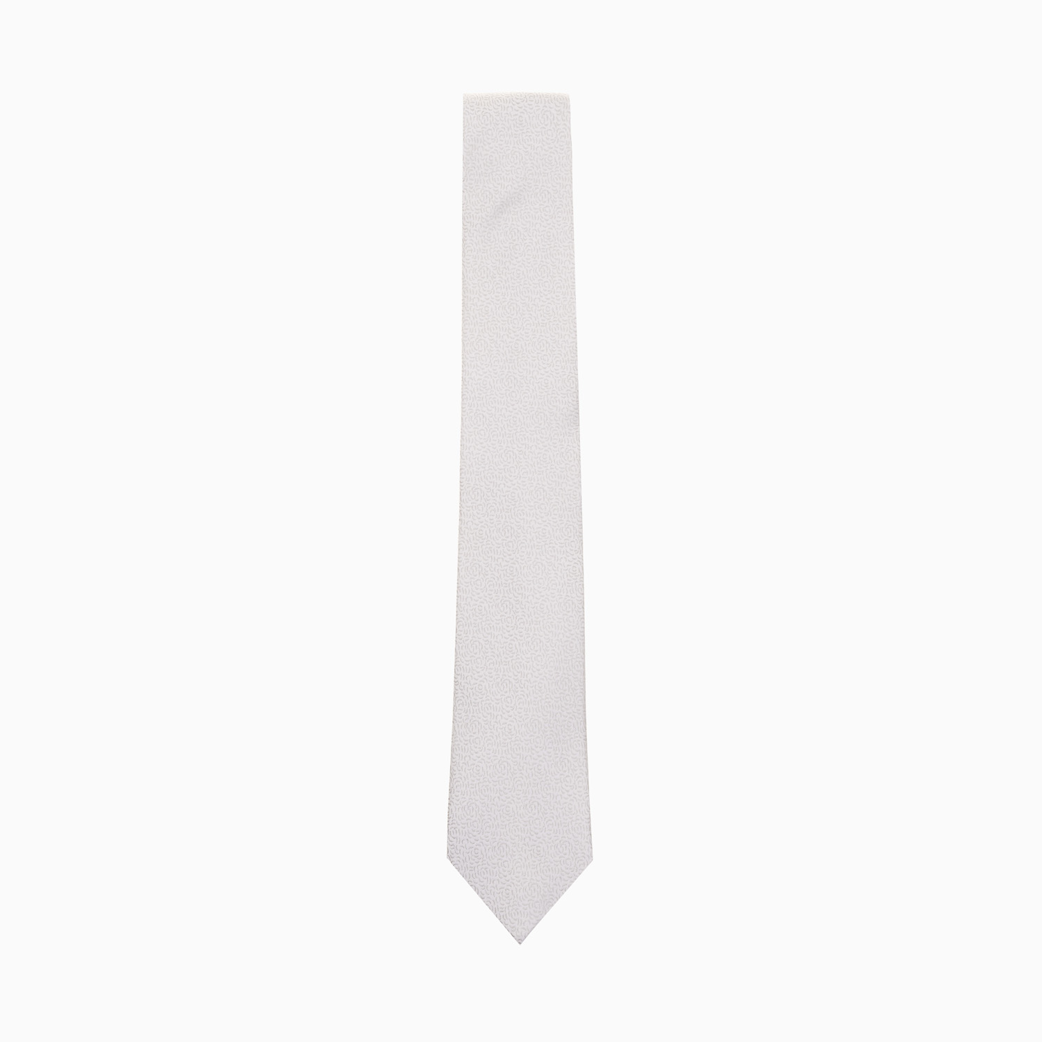 Krawatte Grau - Seidenmischgewebe
