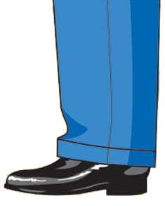 Kante Hose perfekt Schnitt des Anzugs OZETA Kante Hose perfekt Schnitt des Anzugs OZETA