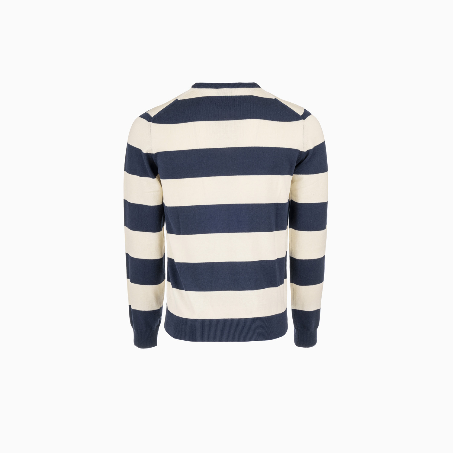 Blau Weiß Gestreift Kapuzenpullover Gestreift Pullover Weiß-Blau