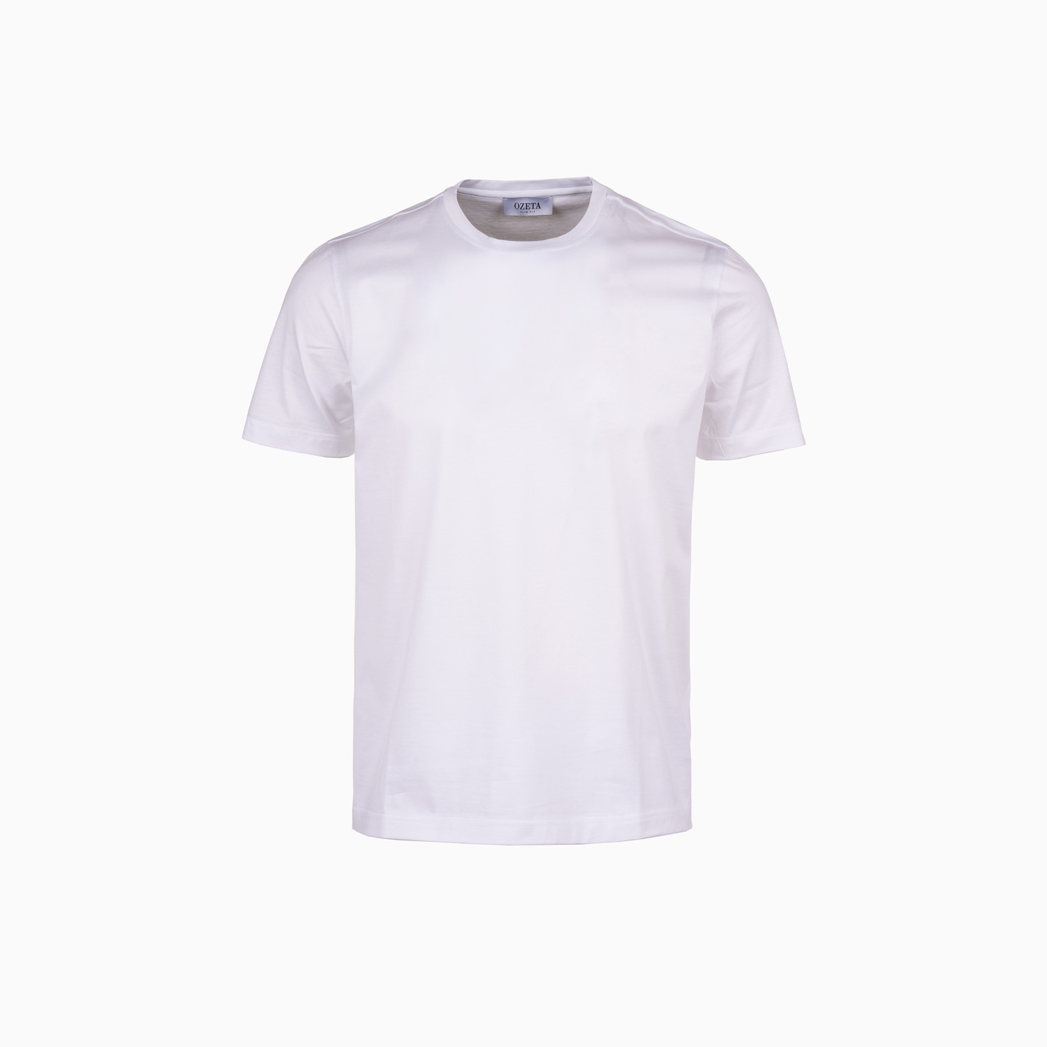 T-Shirt, merzerisierte Baumwolle, weiß