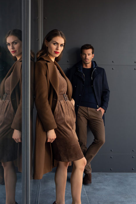 doppelreihige Wollmantel Kaschmir Mischung Damen Lookbook OZETA doppelreihige Wollmantel Kaschmir Mischung Damen Lookbook OZETA